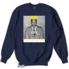 Midnight Navy 3 Freedom Sweater -Sneaker Threads Shop lebron 3s midnight navy sweaters