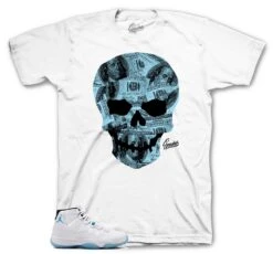 Retro 11 Legend Blue Money SkullShirt
