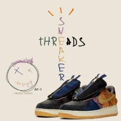 Air Force 1 Travis Scott Scribble Ringer Shirt -Sneaker Threads Shop main 1