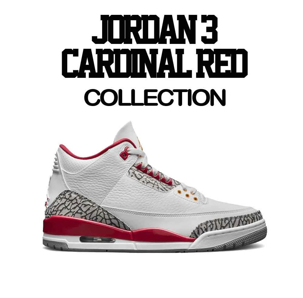 Retro 3 Cardinal Red Love Kicks Shirt 4 Retro 3 Cardinal Red Love Kicks Shirt - Image 2