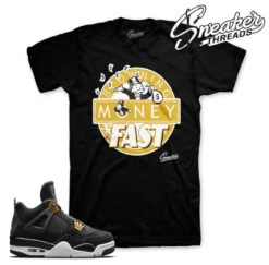Retro 4 Royalty Blowing Money Fast Shirt