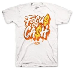 Retro 4 Orange Metallic Focus On $ Shirt