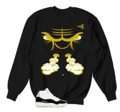 Retro 11 Gratitude DMP Raging Face Sweater