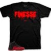 Retro 12 Flu Game Finesse Shirt -Sneaker Threads Shop retro 12 flu game tees