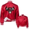 Retro 12 Cherry War Bully Satin Jacket -Sneaker Threads Shop retro 12s cherry varsity jacket satin