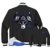 Retro 12 Blueberry War Bully Insulated Jacket -Sneaker Threads Shop retro 12s game royal blueberry jacket