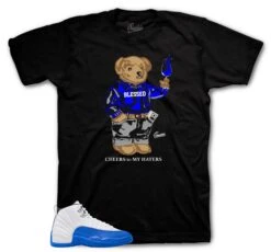 Retro 12 Blueberry Cheers Bear Shirt