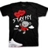 Retro 13 Wolf Grey Money Over Love Shirt -Sneaker Threads Shop retro 13 wolf grey tee match