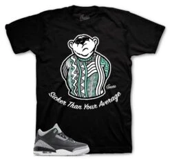Retro 3 Green Glow Big Bear Shirt