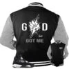 Retro 4 White Thunder God Got Me Jacket -Sneaker Threads Shop retro 4 white thunder jackets