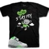 Retro 5 Green Bean Money Over Love Shirt