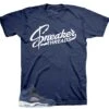 Retro 5 Midnight Navy St Logo Shirt -Sneaker Threads Shop retro 5 midnight navy tee match