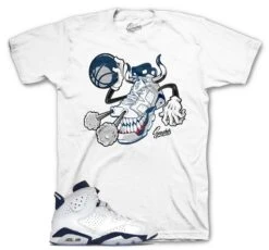 Retro 6 Midnight Navy Fly Kicks Shirt