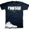 Retro 6 Midnight Navy Finesse Shirt 2 Retro 6 Midnight Navy Finesse Shirt -Sneaker Threads Shop retro 6s navy sneaker tees