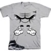 Retro 8 Gunsmoke Raging Face Shirt -Sneaker Threads Shop retro 8 smoke grey sneaker shirt