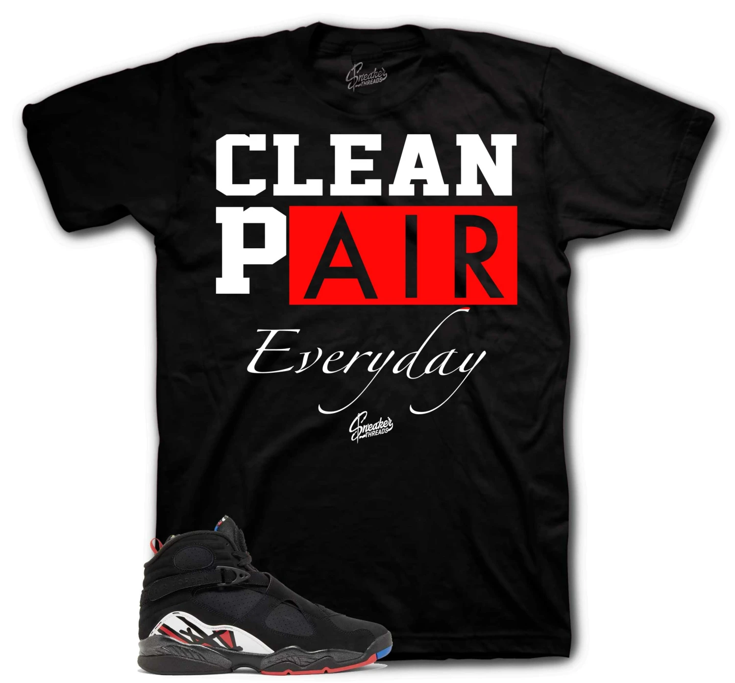 Retro 8 Playoffs Clean Pair Shirt 3 Retro 8 Playoffs Clean Pair Shirt