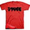 Retro 9 Chile Red S9uce Shirt