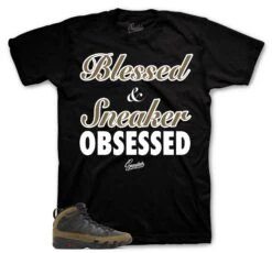 Retro 9 Olive Obsessed Shirt