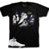 Retro 5 Concord Fly Kicks Shirt -Sneaker Threads Shop retro jordan 5 concord sneaker shirt