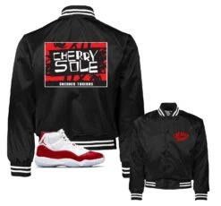 Retro 11 Cherry Enjoy Your Sole Satin Jacket