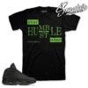 Retro 13 Altitude Stay Humble Shirt -Sneaker Threads Shop shirt match joran 13 black cat