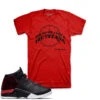 Retro 17 Gym Red Round Da Clock RED Shirt
