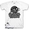 Retro 6 White Black Cookie Shirt -Sneaker Threads Shop sneaker shirts match jordan 6 reverse oreo