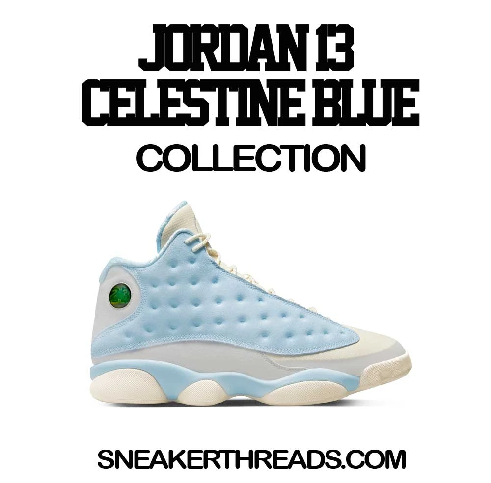Retro 13 Celestine Blue Blessings Shirt 4 Retro 13 Celestine Blue Blessings Shirt - Image 2