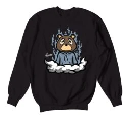350 Ash Blue Fly Bear Sweater