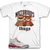 Retro 3 Cardinal Red Thug Bears Sneaker Shirt -Sneaker Threads Shop sneaker tees bears 1fe8f9ed 64a9 4780 99b8 e11b22927542
