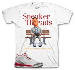 Retro 3 Cardinal Red Box Of Sneakers Shirt