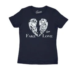 Womens -Midnight Navy 3 Love Shirt