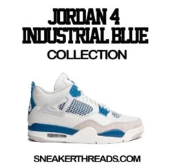 Retro 4 Industrial Blue Fly Kicks Shirt -Sneaker Threads Shop sneaker tees match bac92f96 9217 48b4 a9b7 0f41751526b9