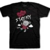 Retro 13 Red Flint Money Over Love Shirt