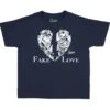 Kids -Midnight Navy 3 Love Shirt -Sneaker Threads Shop sneaker tees mathc