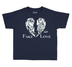 Kids -Midnight Navy 3 Love Shirt