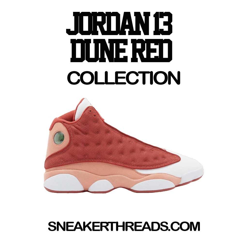 Retro 13 Dune Red Broken Heart Shirt 4 Retro 13 Dune Red Broken Heart Shirt - Image 2