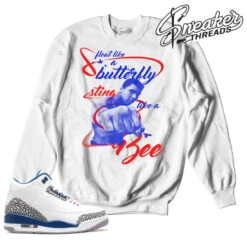 Retro 3 True Blue Sting Sweater