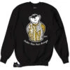 Foamposite Black Big Bear Sweater -Sneaker Threads Shop sweaters matching foamposite black gold