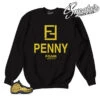 Foamposite Metallic Gold Fancy Foams Sweater -Sneaker Threads Shop sweatshirt matching foamposite metallic gold