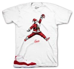 Retro 11 Cherry Air Santa Shirt