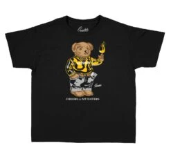 Kids- Cool Grey 3 Cheers Bear Shirt
