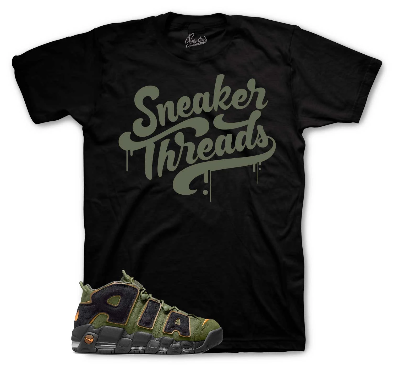 More Uptempo 96 Cargo Khaki ST Drip Shirt 3 More Uptempo 96 Cargo Khaki ST Drip Shirt