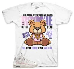 More Uptempo 96 Thank You Wilson Rookie Bear Shirt