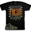 More Uptempo 96 Cargo Khaki Young Fresh Shirt -Sneaker Threads Shop uptempo 96s cargo khaki sneaker shirts