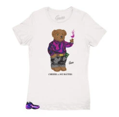 Womens - Foam Purple Camo Cheers Bear Shirt