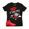 Womens - Chile Red 9 Fresh Money Over Love Shirt -Sneaker Threads Shop womens Jordan 9 chile red sneaker shirt