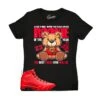 Womens - Chile Red 9 Rookie Bear Shirt -Sneaker Threads Shop womens Jordan 9s chile red sneaker shirt