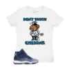 Womens - Midnight Navy 11 Cheddar Shirt -Sneaker Threads Shop womens jordan 11s midnght navy shirt