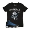 Womens - Navy 13 Trust Your Struggle Shirt 2 Womens - Navy 13 Trust Your Struggle Shirt -Sneaker Threads Shop womens jordan 13 navysneaker tees